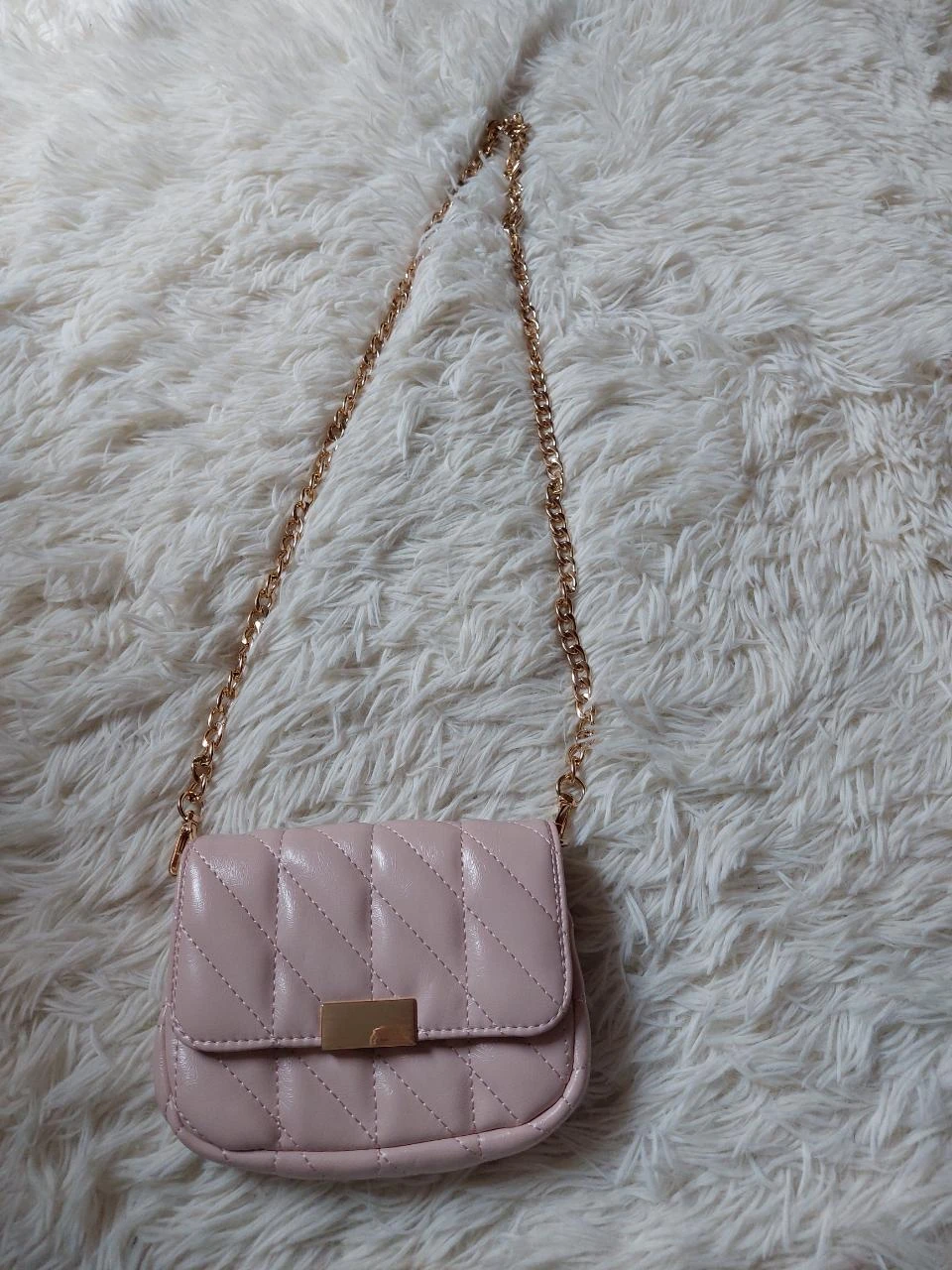 Sac à main Galeries Lafayette rose H14xl20 cm - Neuf